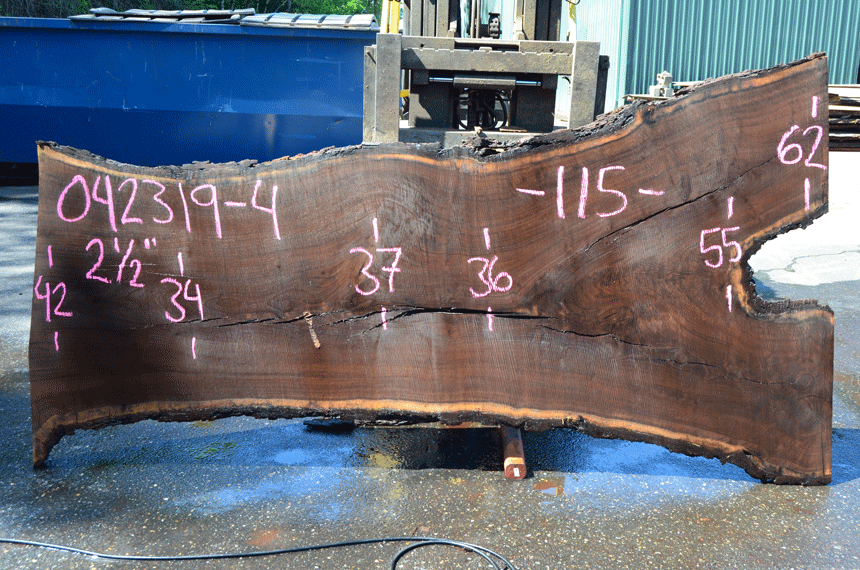 Oregon Black Walnut Slab 042319-04