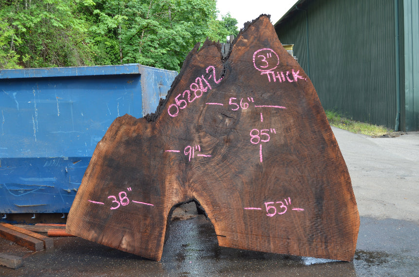 Oregon Black Walnut Slab 052821-2 Sauvie