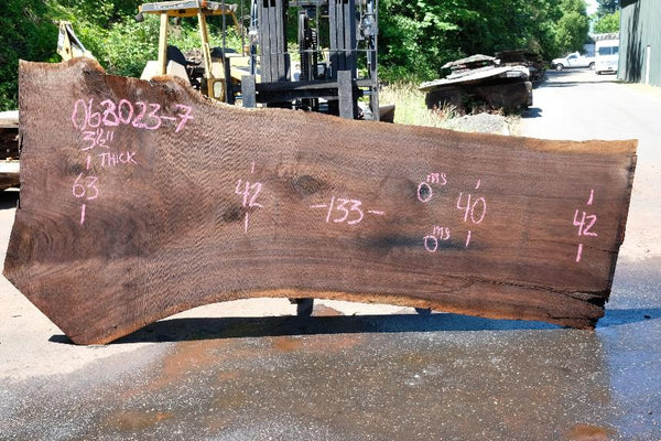 Oregon Black Walnut Slab 063023-07