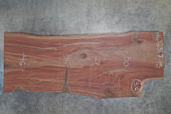 Oregon Black Walnut Slab 102317-15