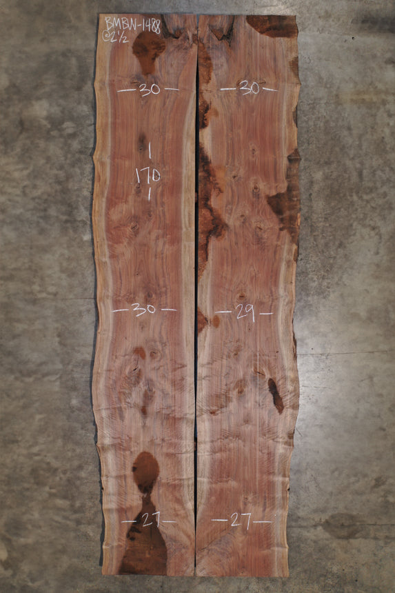 Oregon Black Walnut Bookmatch BMBW-1488