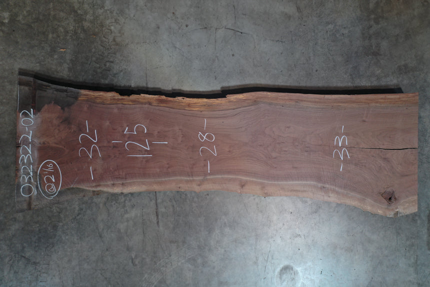 Oregon Black Walnut Slab 032322-2