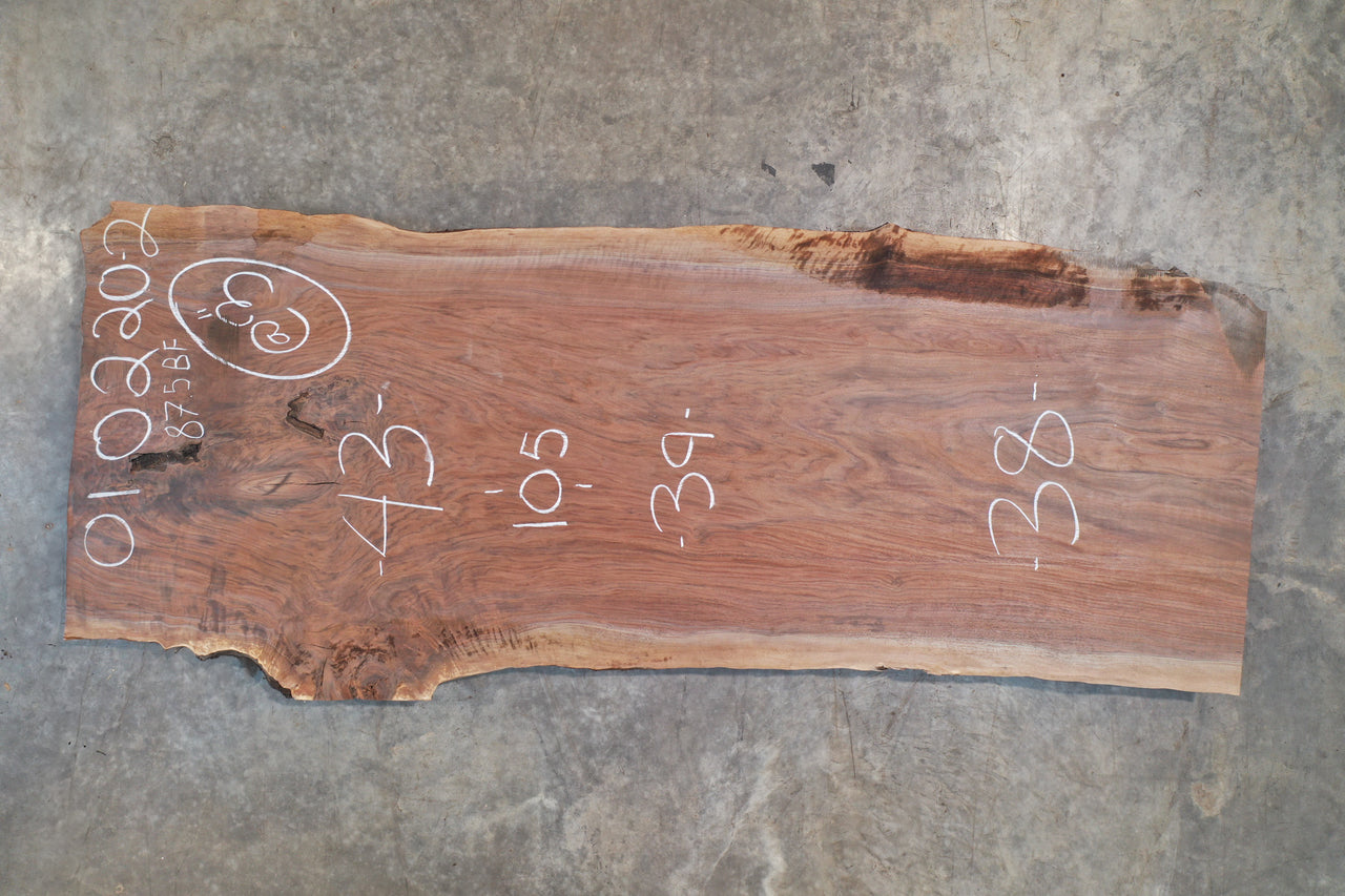 Oregon Black Walnut Slab 010220-2