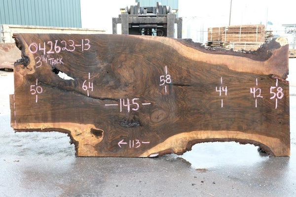 Oregon Black Walnut Slab 042623-13