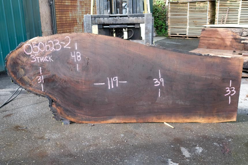 Oregon Black Walnut Slab 050623-02