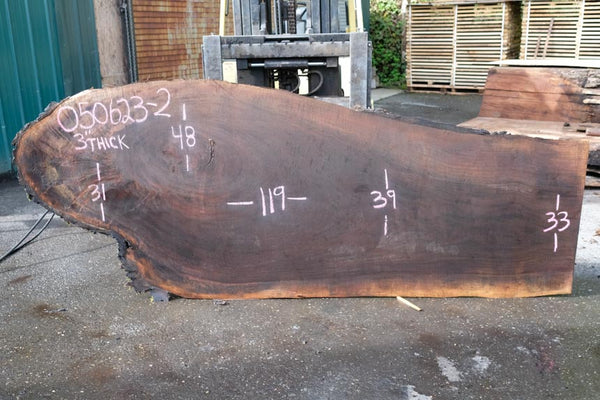 Oregon Black Walnut Slab 050623-02