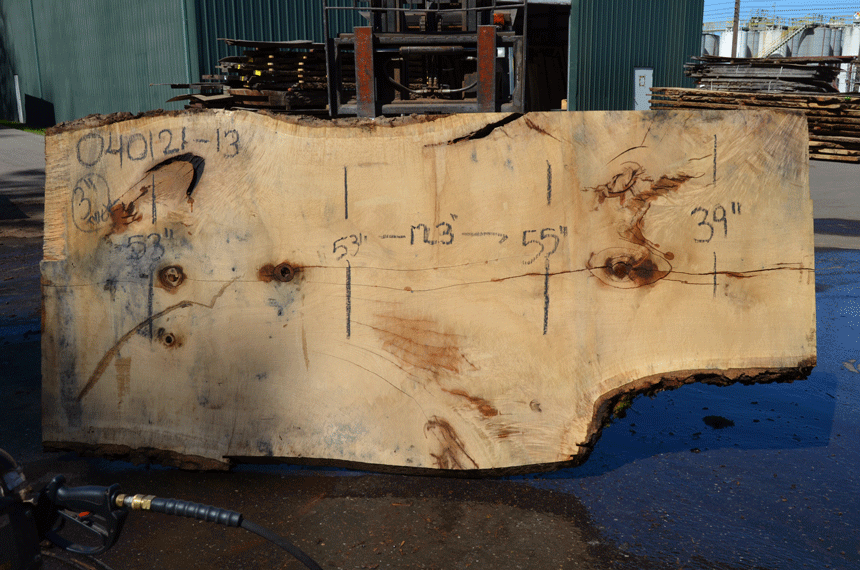 Oregon White Oak Slab 040121-13