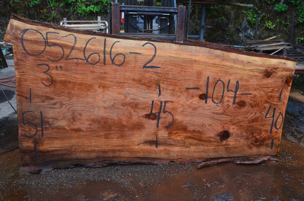 Oregon Redwood Slab 052616-02