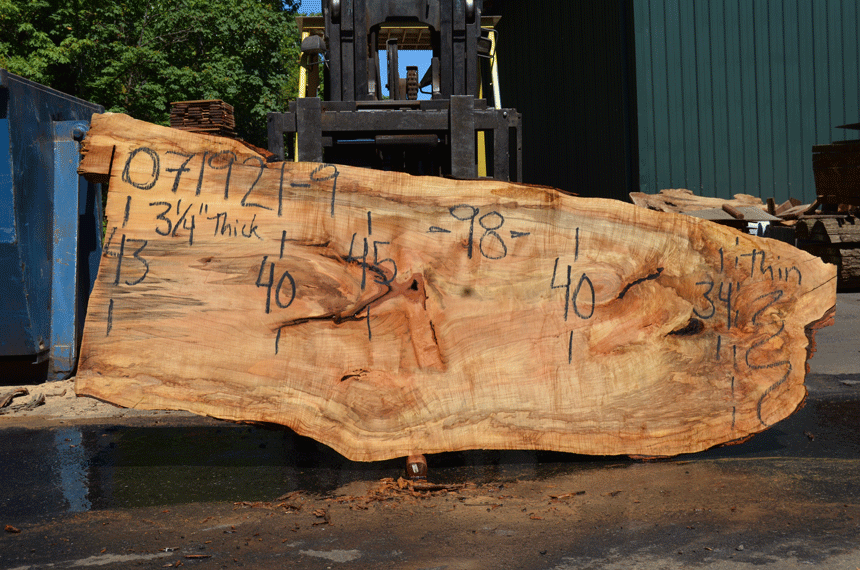 Silver Maple Slab 071921-09