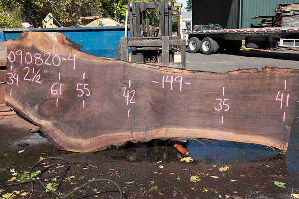 Oregon Black Walnut Slab 090820-04