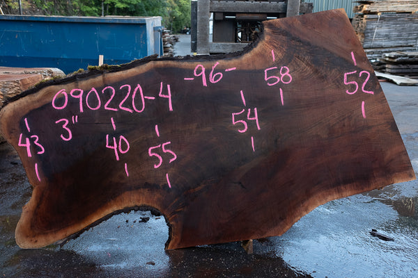 Oregon Black Walnut Slab 090220-04