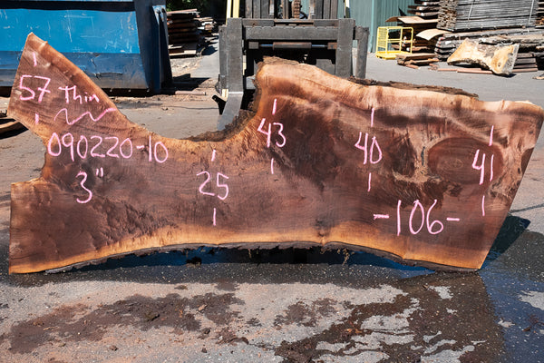 Oregon Black Walnut Slab 090220-10