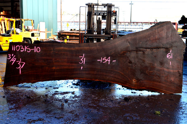 Oregon Black Walnut Slab 110315-10