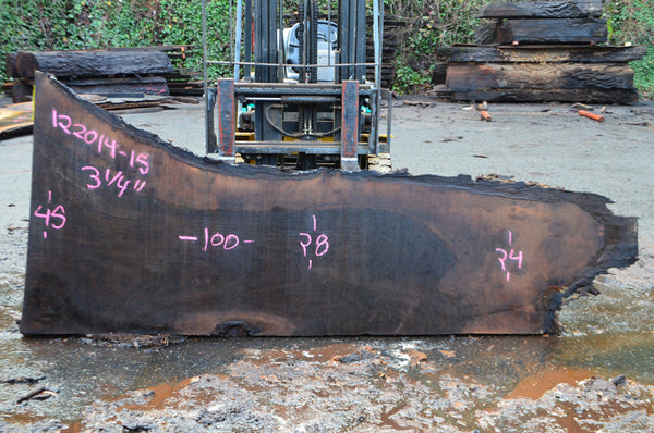 Oregon Black Walnut Slab 122014-15