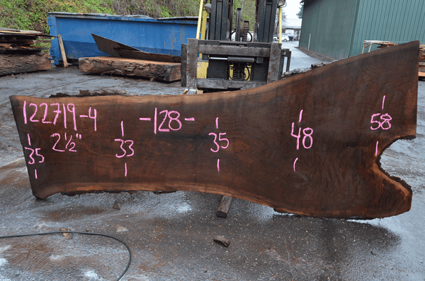 Oregon Black Walnut Slab 122719-04