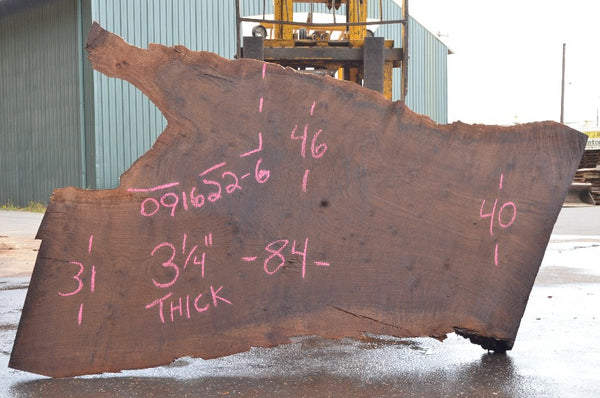 Oregon Black Walnut Slab 091622-06