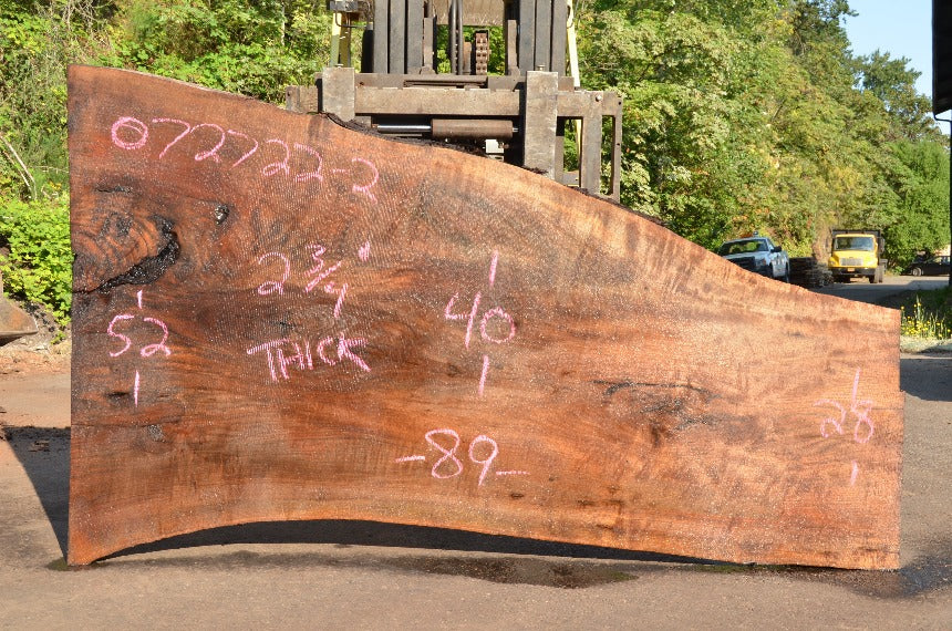 Oregon Black Walnut Slab 072722-02