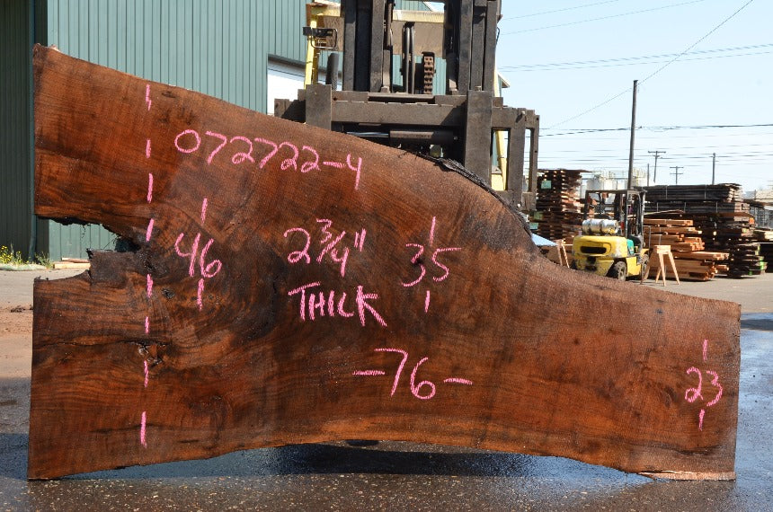 Oregon Black Walnut Slab 072722-04