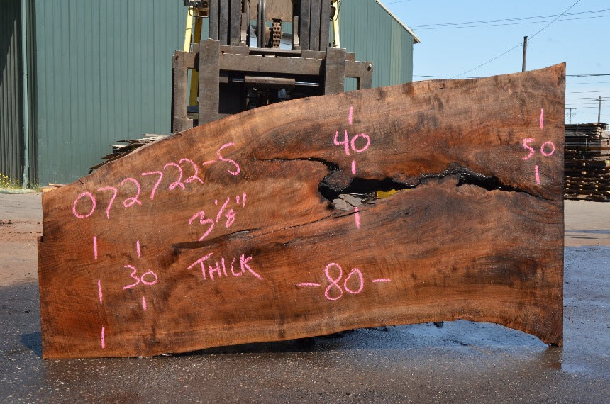 Oregon Black Walnut Slab 072722-05