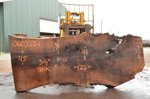 Oregon Black Walnut Slab 060322-01