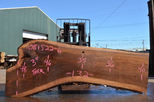 Oregon Black Walnut Slab 081522-06