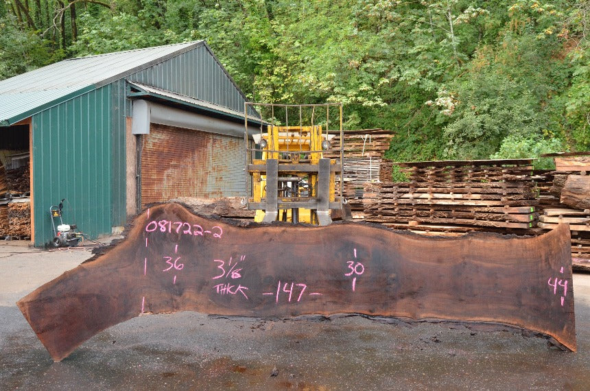 Oregon Black Walnut Slab 081722-02