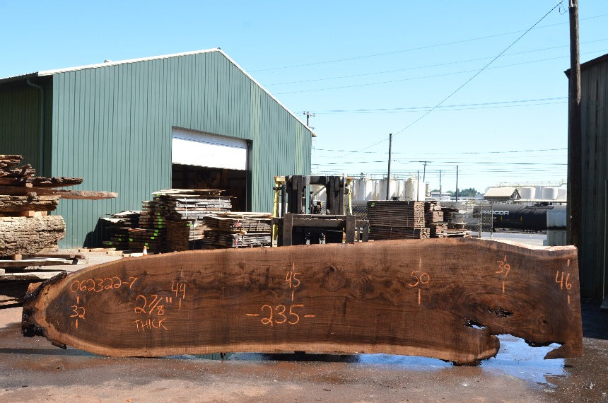 Oregon Black Walnut Slab 062322-07