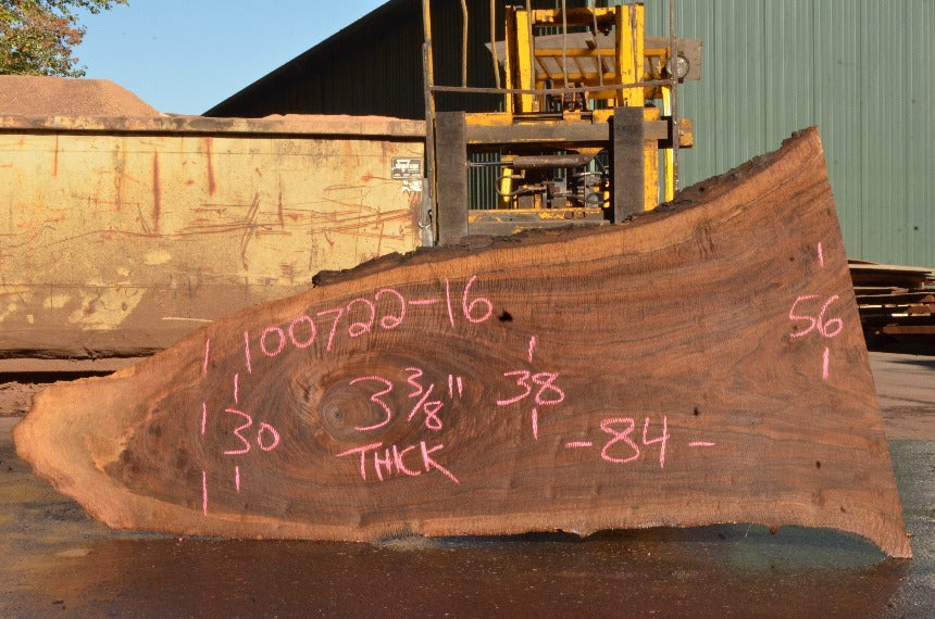 Oregon Black Walnut Slab 100722-16