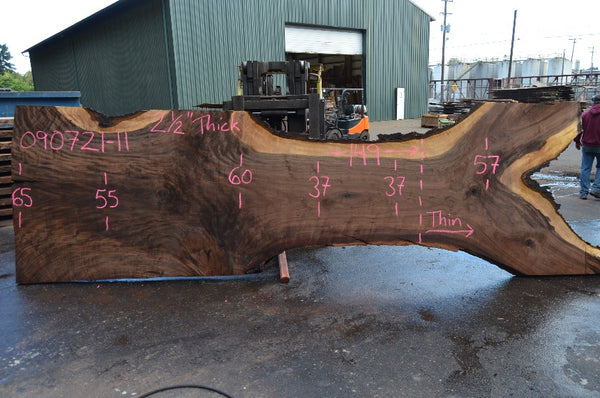 Oregon Black Walnut Slab 090721-11