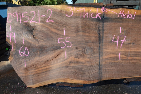 Oregon Black Walnut Slab 091521-02 – Goby Walnut