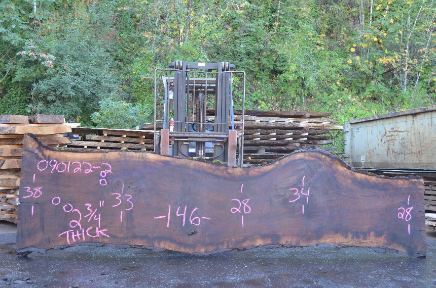 Oregon Black Walnut Slab 090122-02