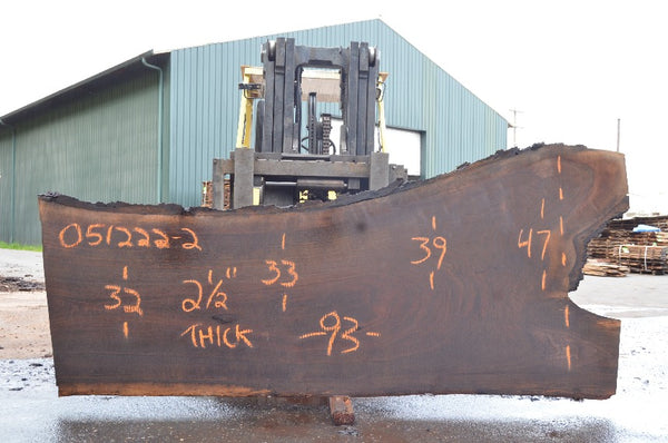 Oregon Black Walnut Slab 051222-02