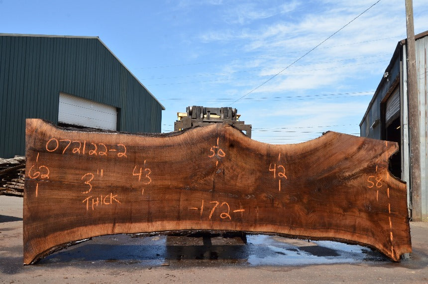 Oregon Black Walnut Slab 072122-02