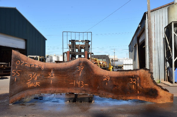Oregon Black Walnut Slab 072122-08