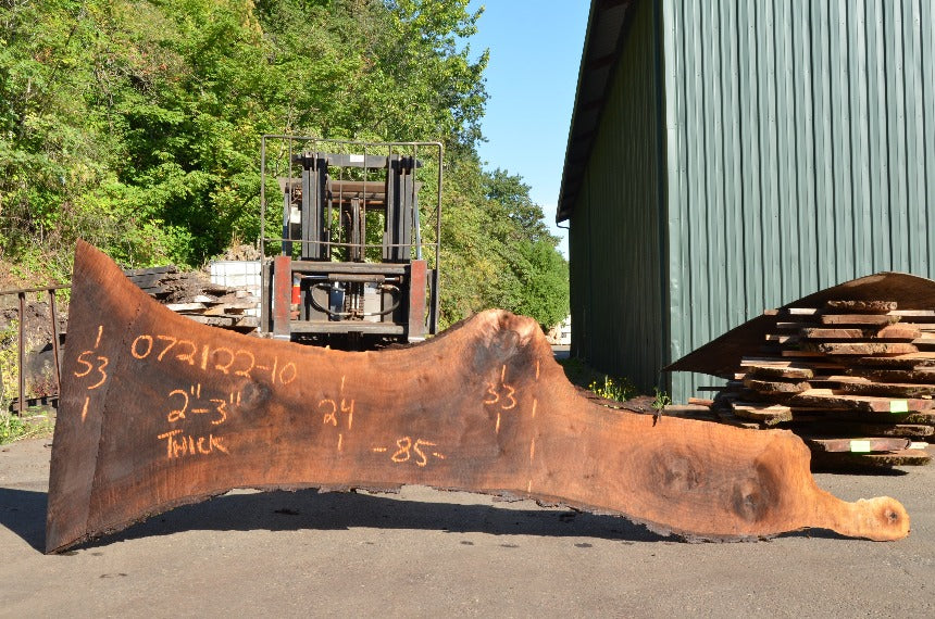 Oregon Black Walnut Slab 072122-10
