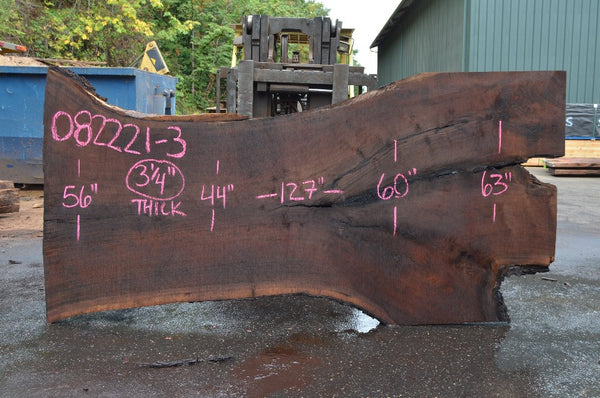 Oregon Black Walnut Slab 082221-03