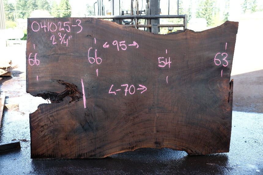 Oregon Black Walnut Slab 041025-03