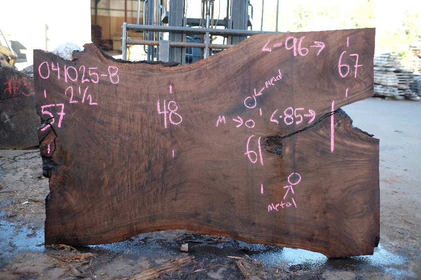 Oregon Black Walnut Slab 041025-08