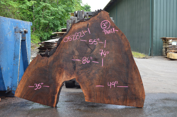 Oregon Black Walnut Slab 052821-1 Sauvie