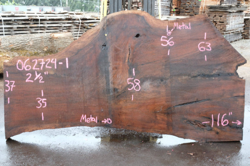 Oregon Black Walnut Slab 062724-1 – Goby Walnut