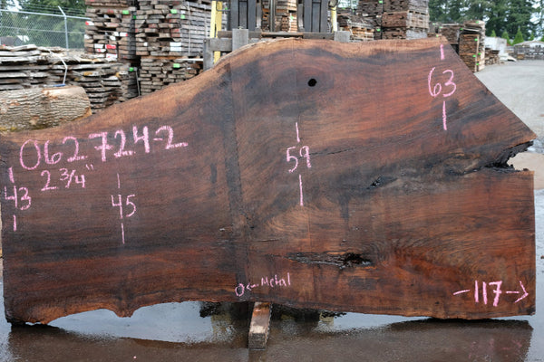 Oregon Black Walnut Slab 062724-2