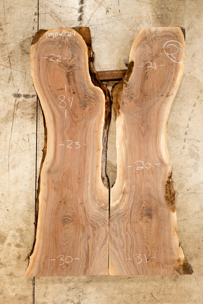Oregon Black Walnut Bookmatch BMBW-1207