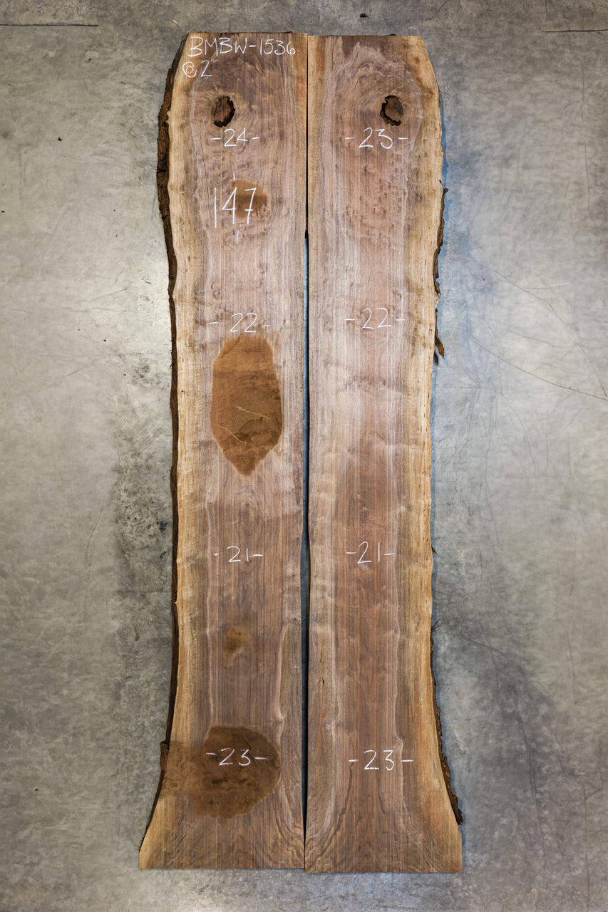 Oregon Black Walnut Bookmatch BMBW-1536