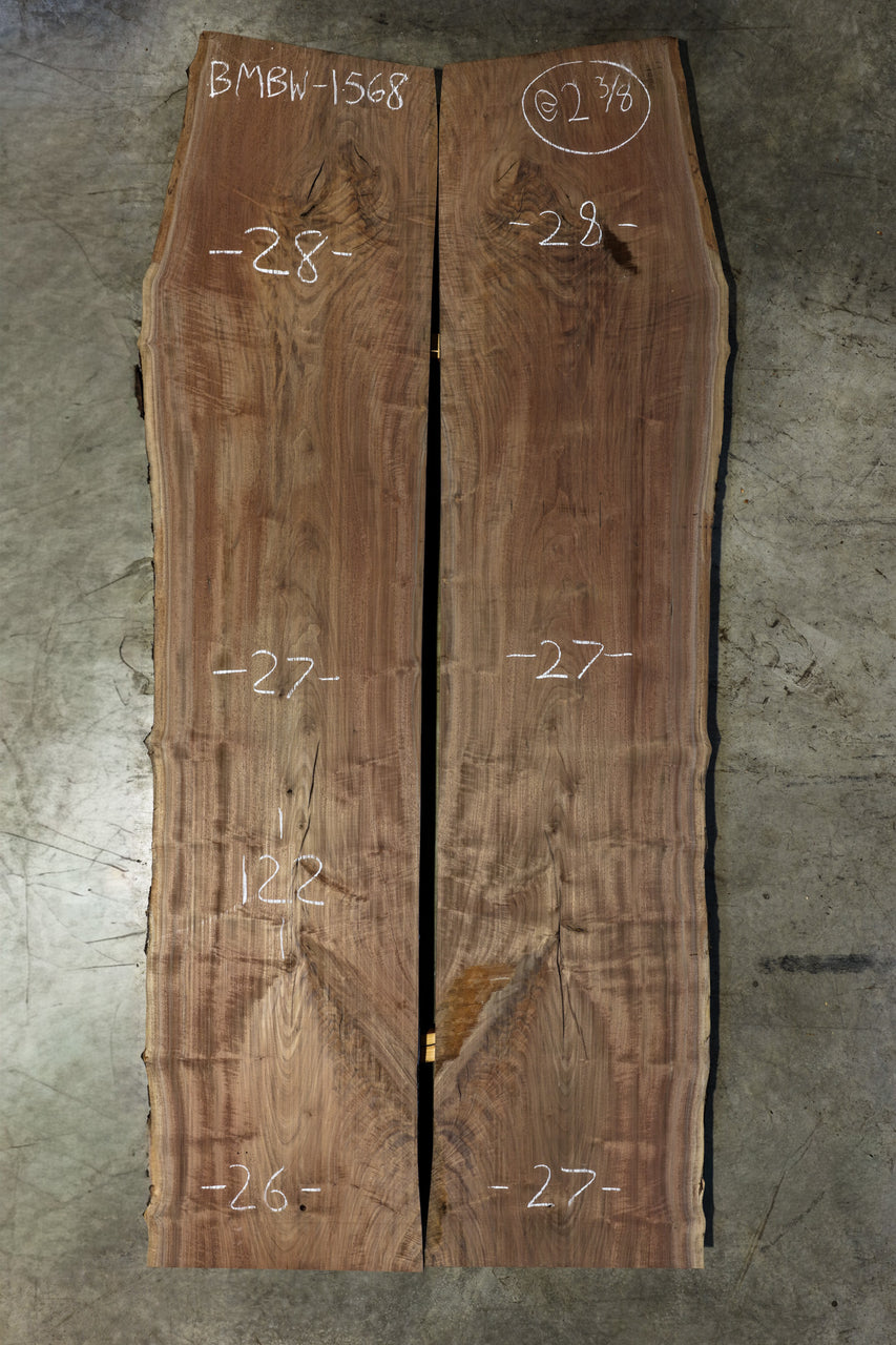 Oregon Black Walnut Bookmatch BMBW-1568