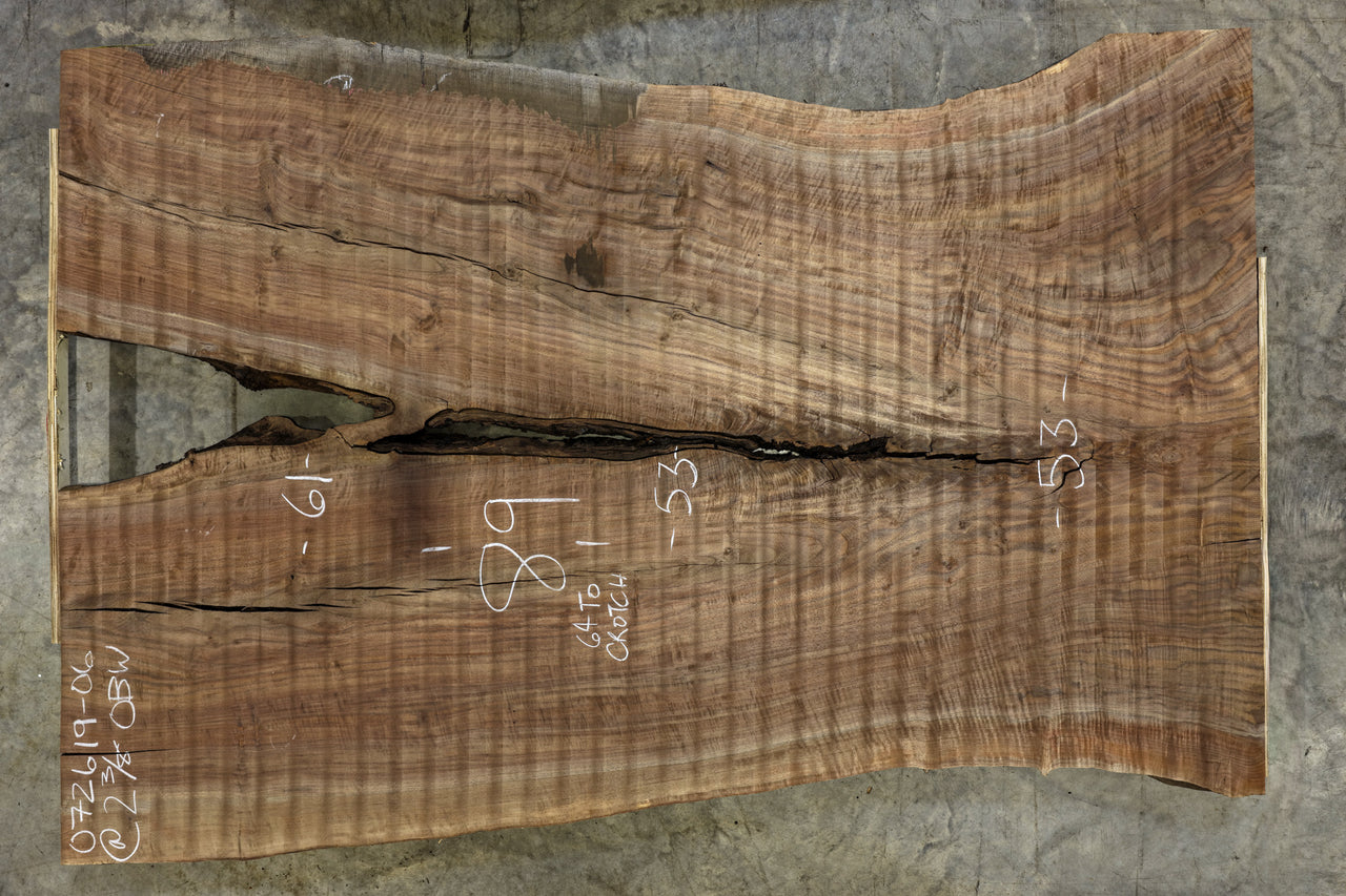 Oregon Black Walnut Slab 072619-06