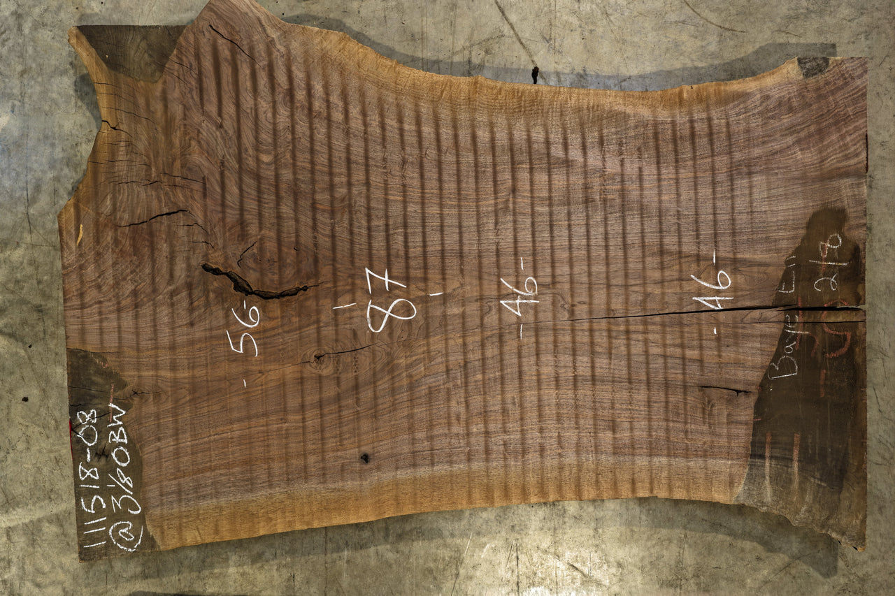 Oregon Black Walnut Slab 111518-11