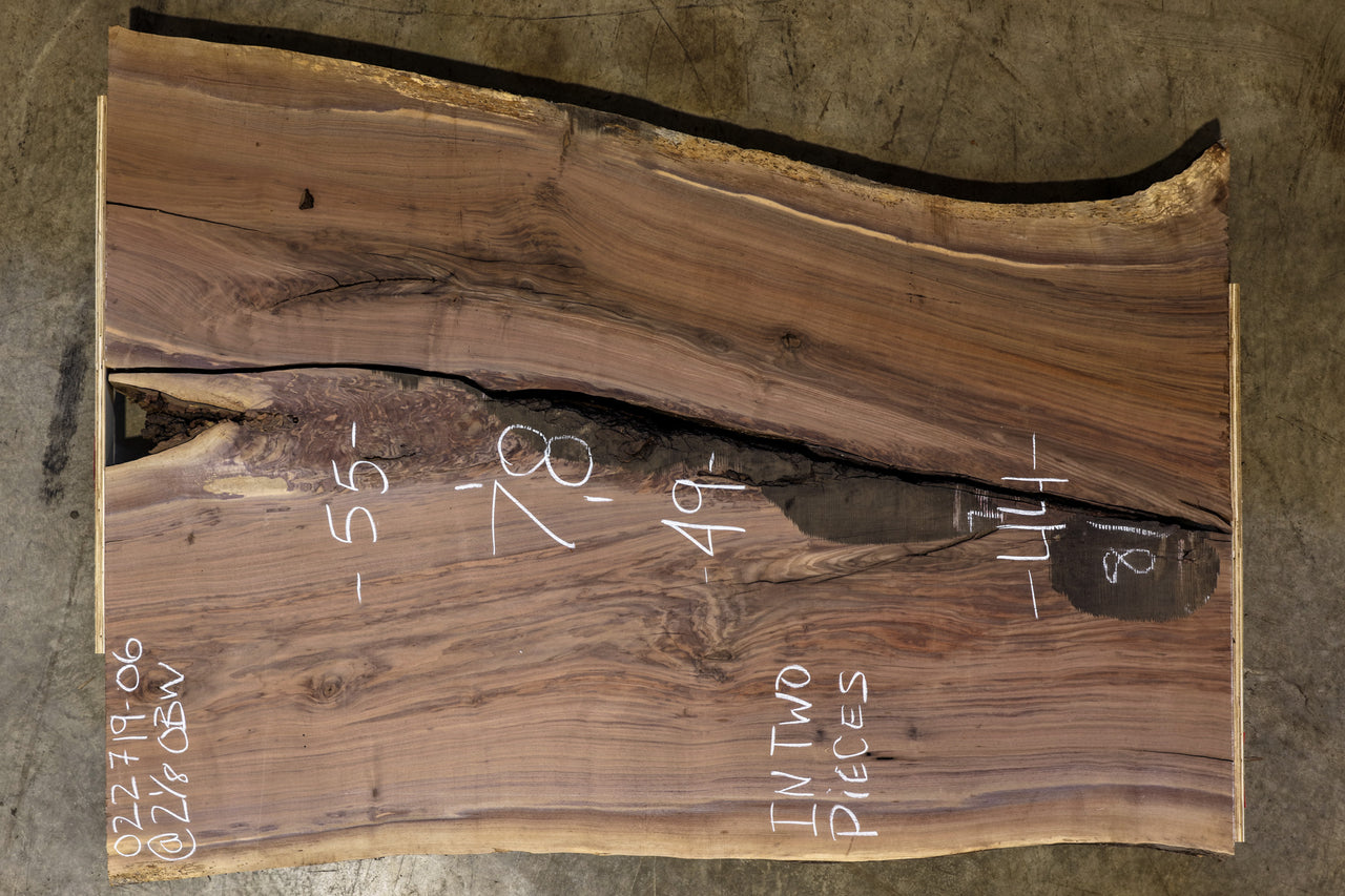 Oregon Black Walnut Slab 022719-06