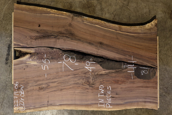 Oregon Black Walnut Slab 022719-06