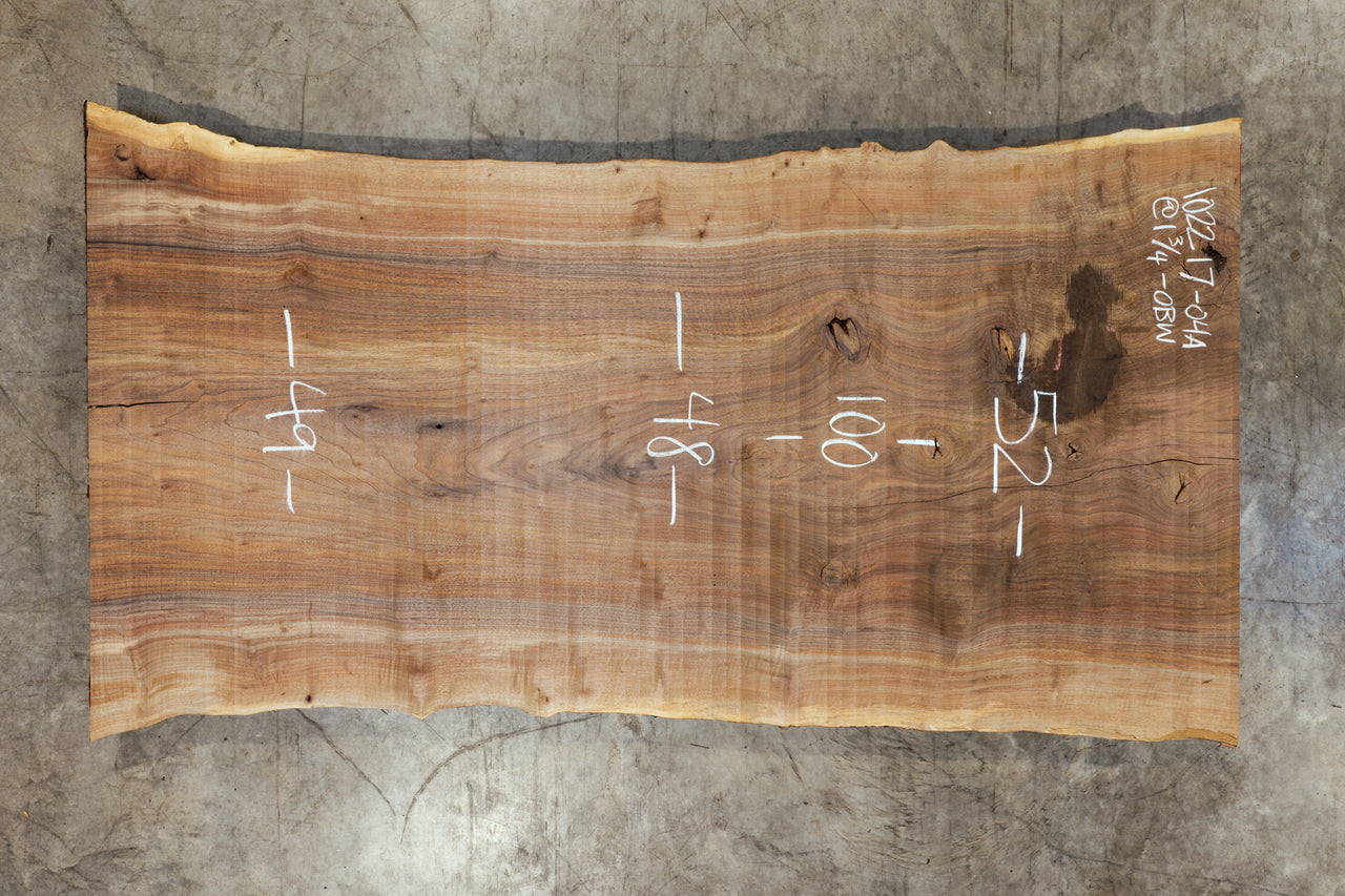 Oregon Black Walnut Slab 102217-04A