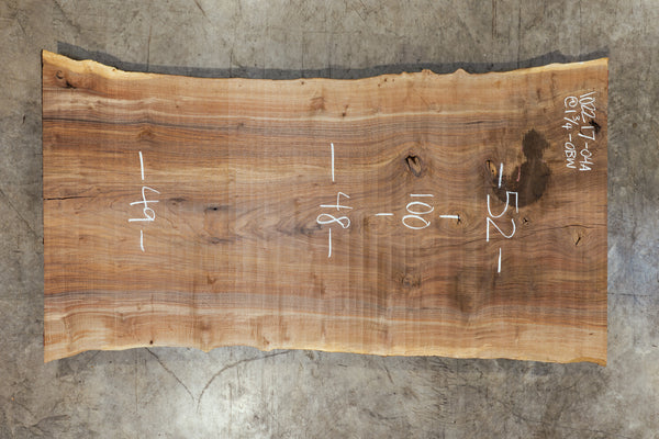 Oregon Black Walnut Slab 102217-04A